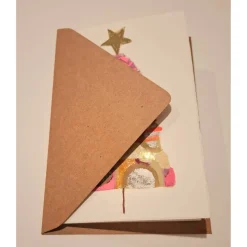 Handbemalte Weihnachtskarte (Original)