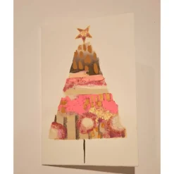 Handbemalte Weihnachtskarte (Original)