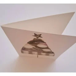 Handbemalte Weihnachtskarte (Original)