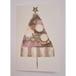 Handbemalte Weihnachtskarte (Original)