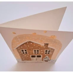 Handbemalte Weihnachtskarte (Original)