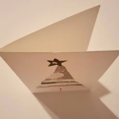 Handbemalte Weihnachtskarte (Original)