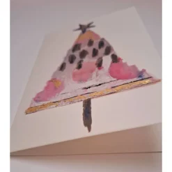 Handbemalte Weihnachtskarte (Original)