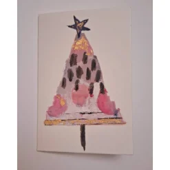 Handbemalte Weihnachtskarte (Original)