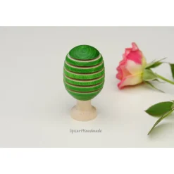 Handgedrechselter Weihnachtsbaum – Laubbaum grün „Bauh.-Baum“ Natur Gartenholz Hartriegel nachhaltig Weihnachtsdeko Gesc