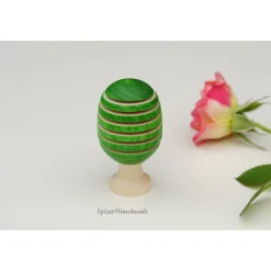 Handgedrechselter Weihnachtsbaum – Laubbaum grün „Bauh.-Baum“ Natur Gartenholz Hartriegel nachhaltig Weihnachtsdeko Gesc