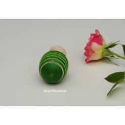 Handgedrechselter Weihnachtsbaum – Laubbaum grün „Bauh.-Baum“ Natur Gartenholz Hartriegel nachhaltig Weihnachtsdeko Gesc