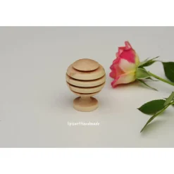 Handgedrechselter Weihnachtsbaum – Laubbaum „Bauh.-Baum“ rund Natur Gartenholz Hartriegel nachhaltig Weihnachtsdeko Gesc