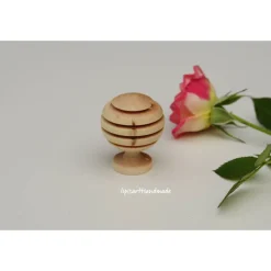 Handgedrechselter Weihnachtsbaum – Laubbaum „Bauh.-Baum“ rund Natur Gartenholz Hartriegel nachhaltig Weihnachtsdeko Gesc