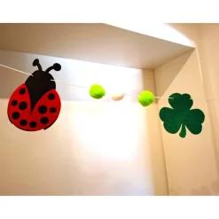 Handgefertigte Frühling/Sommer Girlande aus Filz/Kinderzimmer Dekoration Langlebig