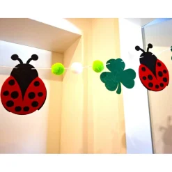Handgefertigte Frühling/Sommer Girlande aus Filz/Kinderzimmer Dekoration Langlebig