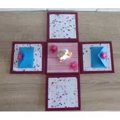 Handgefertigte Geldgeschenkverpackung Baby Mädchen