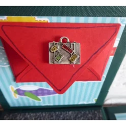 Handgefertigte Geldgeschenkverpackung Flugreise