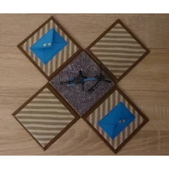 Handgefertigte Geldgeschenkverpackung Fahrrad