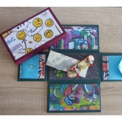 Handgefertigte Geldgeschenkverpackung Skateboard