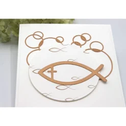 Handgefertigte Glückwunschkarte zur Konfirmation – Konfirmationskarte