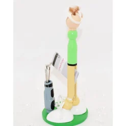 Handgefertigte Golfer-Holzfigur – Einzigartiges Golf-Geschenk aus Holz