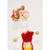 Handgefertigte Holzfigur Strickfreundin – Individuelles Geschenk für Strickliebhaberinnen