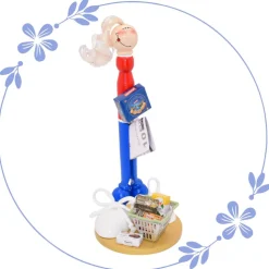 Handgefertigte Holzfigur Verkäuferin – originelle Geldgeschenk Verpackung mit Mini-Einkaufskorb, personalisierbar