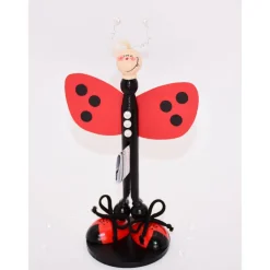 Handgefertigte Holzfiguren Fliegenpilz und Marienkäfer – Glücksbringer und kreative Geldgeschenke