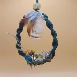 Handgefertigte Makramee Osterdekoration – Individuelle Ostereier für Wand & Fenster