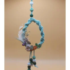 Handgefertigte Makramee Osterdekoration – Individuelle Ostereier für Wand & Fenster