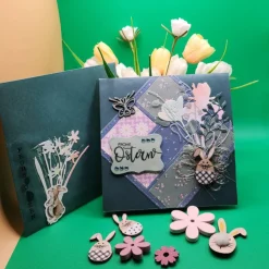 Handgefertigte Osterkarte mit Umschlag – Individuell & Einzigartig