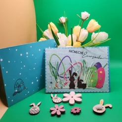 Handgefertigte Osterkarte mit Umschlag – Individuell & Einzigartig