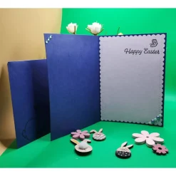 Handgefertigte Osterkarte mit Umschlag – Individuell & Einzigartig