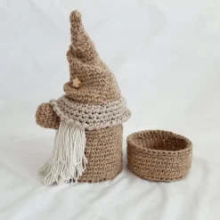 Handgefertigte Ostern Zwerge aus Jute mit Innenfach für Geschenke - Ostern