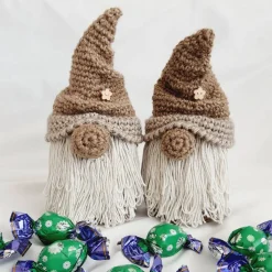 Handgefertigte Ostern Zwerge aus Jute mit Innenfach für Geschenke - Ostern