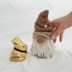 Handgefertigte Ostern Zwerge aus Jute mit Innenfach für Geschenke - Ostern
