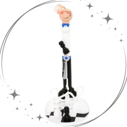 Handgefertigte Schachspieler Holzfigur 16,5 cm – Originelles Geldgeschenk und Deko für Schachfans