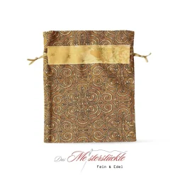 handgefertigte Weihnachtstüten Geschenkverpackung Sterne Stoffbeutel wieder verwendbar personalisiert