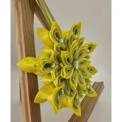 Handgefertigter Weihnachtsstern, Durchmesser ca. 10-11 cm