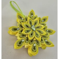 Handgefertigter Weihnachtsstern, Durchmesser ca. 10-11 cm