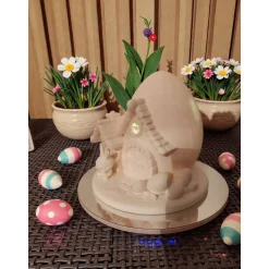 Handgefertigtes LED-Osterhasenhaus – Magische Oster-Deko aus PLA
