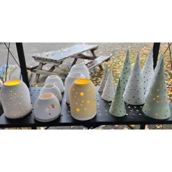 Handgegossene Raysin-Lichtkuppel in Pastell – Einzigartige Deko & sanftes Licht für dein Zuhause / klein / Sterne