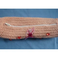 Handgehäkeltes Federmäppchen,Schlampermäppchen