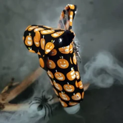 Handgel- / Desinfektionsmittel-Tasche | Kürbisse - Handmadetasche Accessoire für Halloween