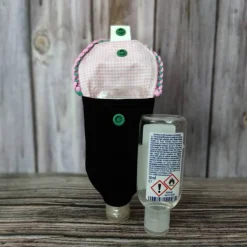 Handgel- / Desinfektionsmittel-Tasche | JOSI – Handmadetasche mit dekorativer Borte | Accessoire für Oktoberfest