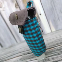 Handgel- / Desinfektionsmittel-Tasche | JEFF – Handmade Karo-Look | Accessoire für Oktoberfest