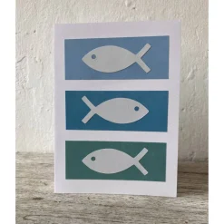 Handgemachte Einladung- oder Glückwunschkarte für Taufe, Erstkommunion, Firmung oder Konfirmation