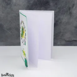 Handgemachte Einladungskarte & Glückwunschkarte zur Einschulung – Design Schultüte