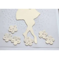 Handgemachte Geburtstagskarte für Mädchen – Tänzerin & Feen, Kindergeburtstag