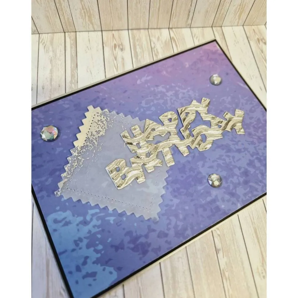 Handgemachte Geburtstagskarte VELLUM WELLPAPPE – Edle Klappkarte mit Umschlag