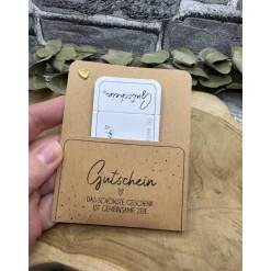 Handgemachte Gutscheine I Geschenk I Handmade I Gutscheine I Gemeinsame Zeit