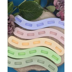 Handgemachte Steckerchen-Halter in Pastell – Wechselbare Deko für jede Saison