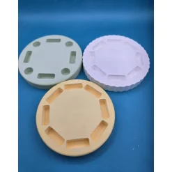 Handgemachte Steckerchen-Halter in Pastell – Wechselbare Deko für jede Saison