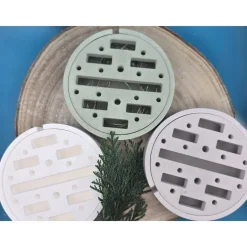 Handgemachte Steckerchen-Halter in Pastell – Wechselbare Deko für jede Saison